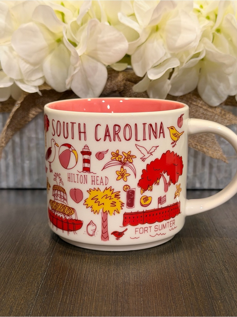 Starbucks Been There Series South Carolina Mug 14 oz Ceramic Coffee Cup 2017